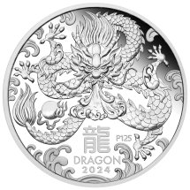 Lunar III Rok Smoka 1 uncja srebra